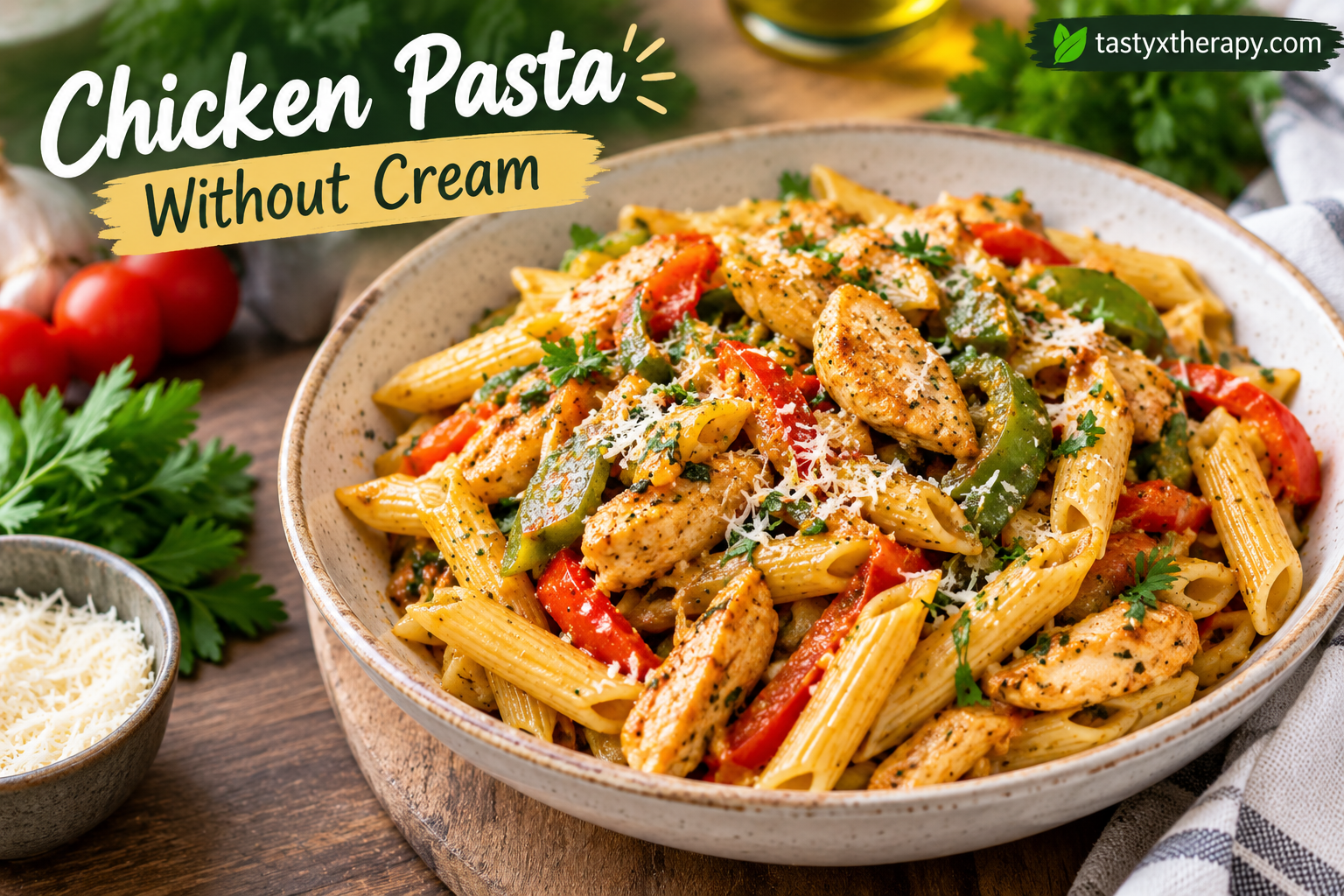 Chicken Pasta Without Cream: Easy, Creamy-Style Pasta Without Heavy Cream