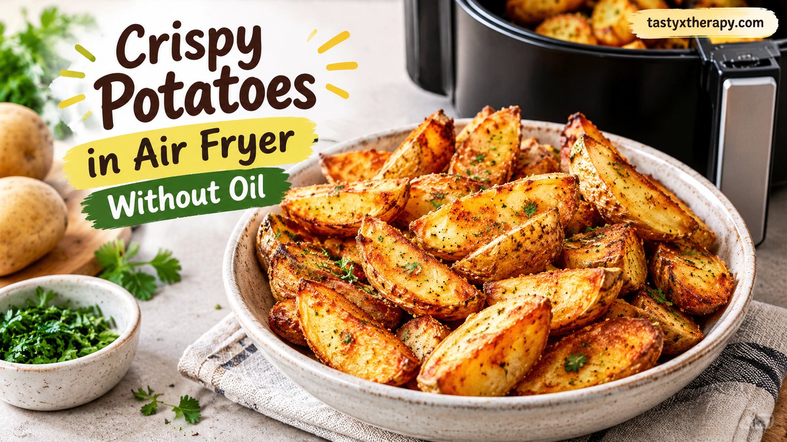 Crispy Potatoes in Air Fryer Without Oil