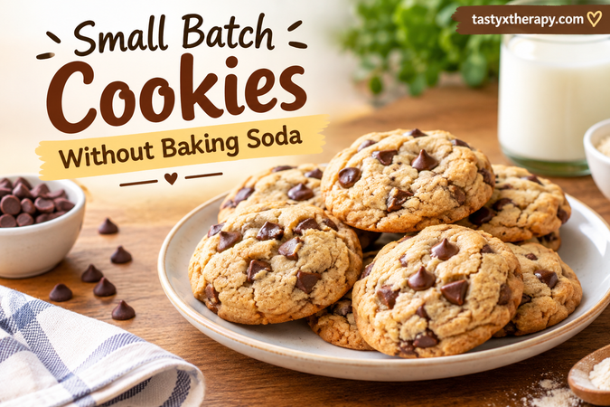 Small Batch Cookies Without Baking Soda