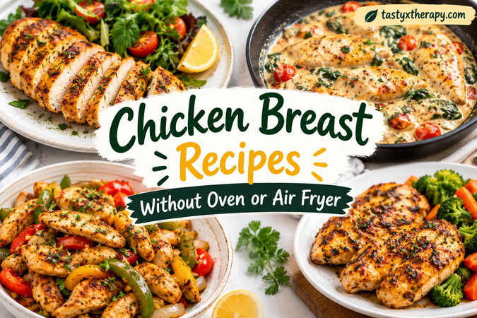 Chicken Breast Recipes Without Oven or Air Fryer: Easy Stovetop Meals
