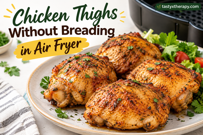 Chicken Thighs Without Breading in Air Fryer: Juicy, Crispy, and Easy