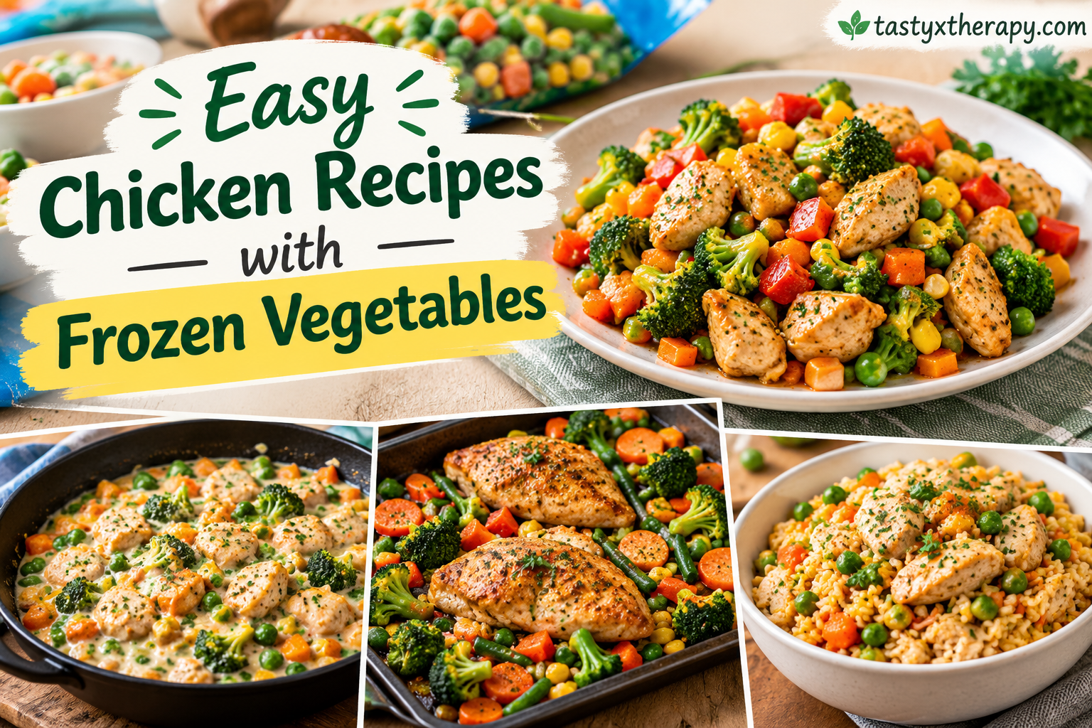 Easy Chicken Recipes With Frozen Vegetables: Simple, Delicious Meals for Busy Days