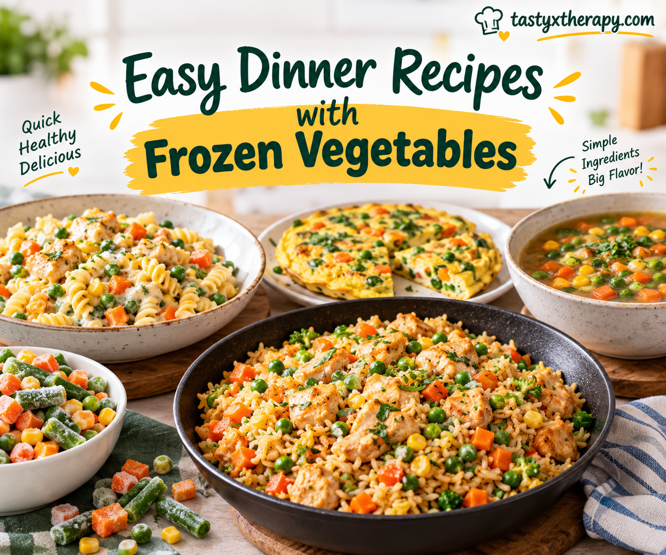 Easy Dinner Recipes With Frozen Vegetables: Simple, Delicious Meals for Busy Nights